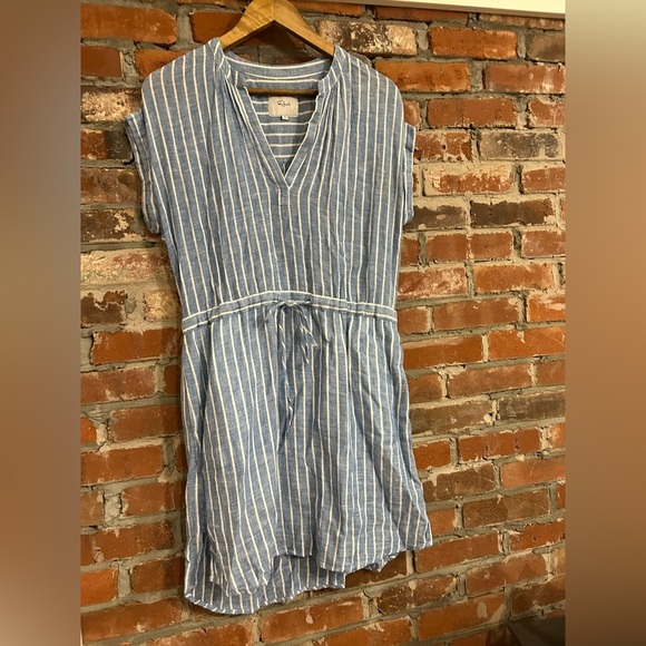 Rails Rails Emma Stripe Linen Blend Mini Dress XS - Picture 4 of 8